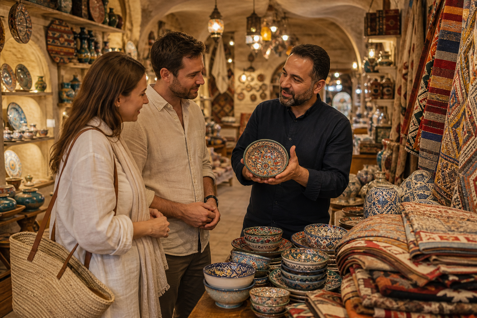 Cappadocia pottery making and shop tour