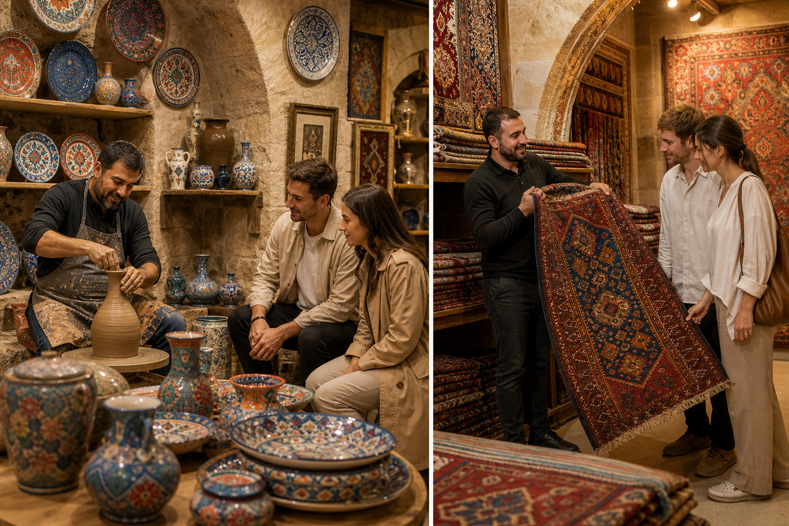 Cappadocia carpet making and shopping tour