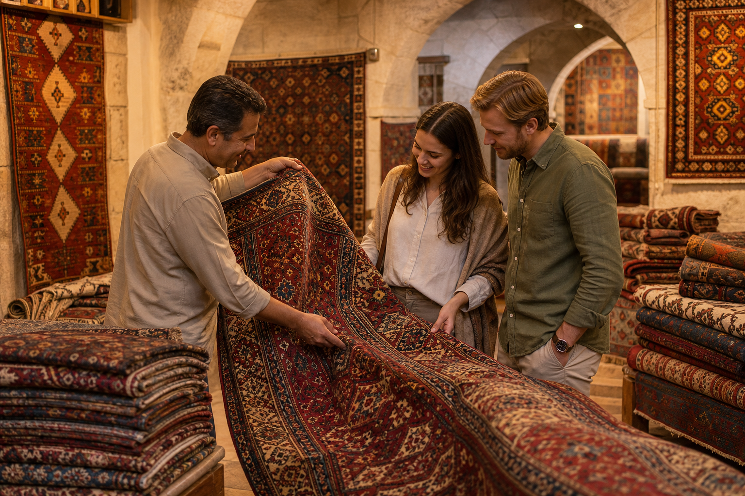 Cappadocia carpet gallery shopping stop